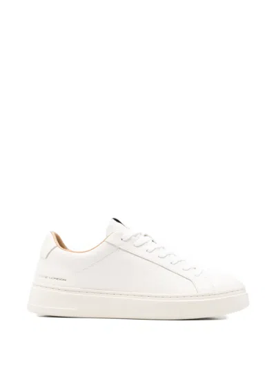 Crime London Extralight Leather Sneakers In White