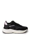 Crime London Laced Sneakers In Black