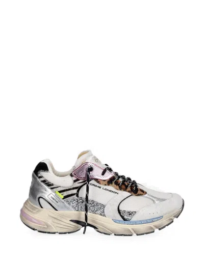 Crime London Fugitive 9094 Glitter-details Sneakers In Multi