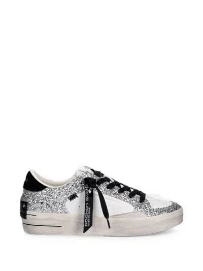 Crime London Glitter-embellished Sneakers In Multi