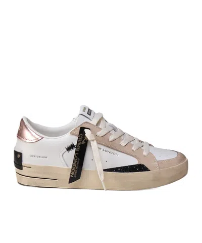 Crime London Lace-up Low-cut Casual Shoes In Black