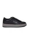 Crime London Sneakers In Leather In Black