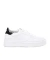 Crime London Laced Sneakers In White