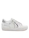 Crime London Leather Sneakers In White