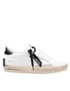 Crime London Leather Sneakers In Multi