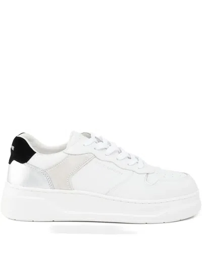 Crime London Leather Sneakers In Multi