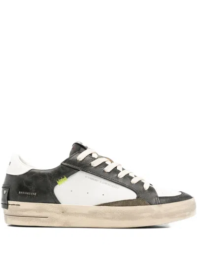 Crime London Leather Sneakes In Black