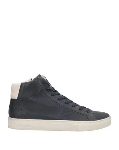 Crime London Man Sneakers Midnight Blue Size 9 Leather