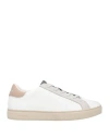 Crime London Man Sneakers White Size 8 Leather In White