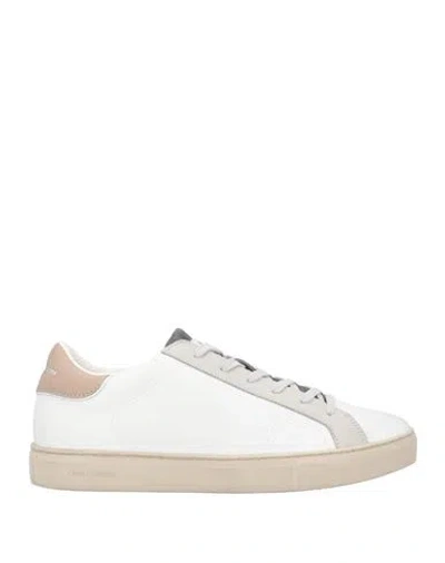 Crime London Man Sneakers White Size 8 Leather