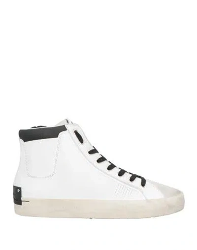 Crime London Man Sneakers White Size 9 Leather