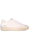 Crime London Distressed Sneakers In White