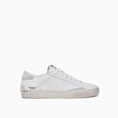 Crime London Men's Sneakers  Distressed 16014pp5 10 White