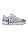 Crime London Off Court Og Blue Sneaker With Rhinestones
