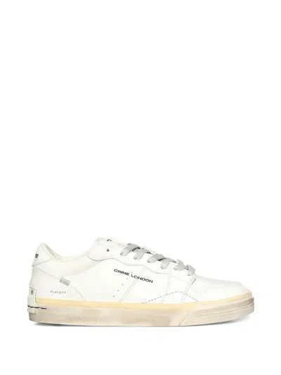 Crime London Playoff Logo-print Sneakers In White