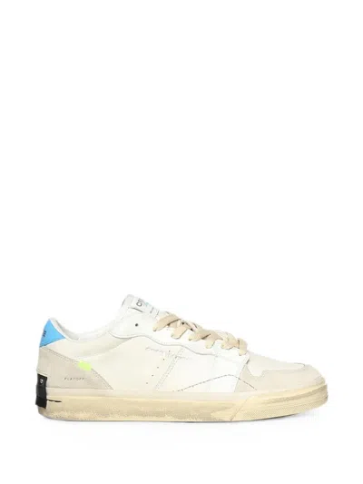 Crime London Playoff Panelled Logo-print Sneakers In Neutral