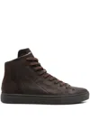 Crime London Shadow High Sneakers In Brown