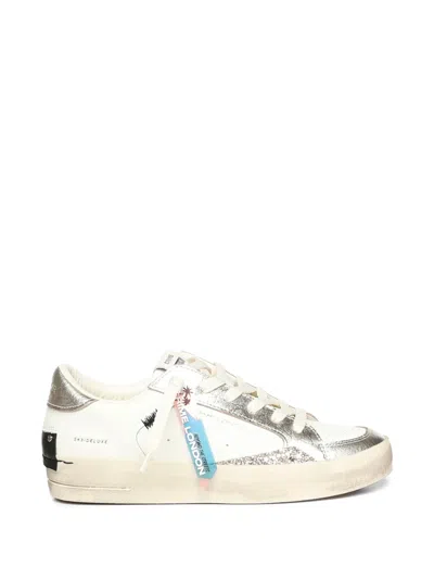 Crime London Sk8 Deluxe Glitter-detail Sneakers In Multi