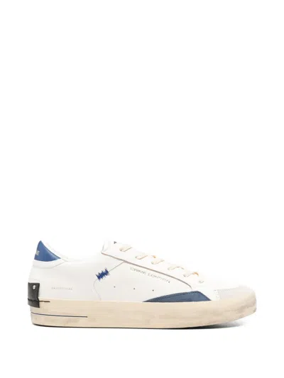 Crime London Sk8 Deluxe Panelled Low-top Sneakers In Neutral