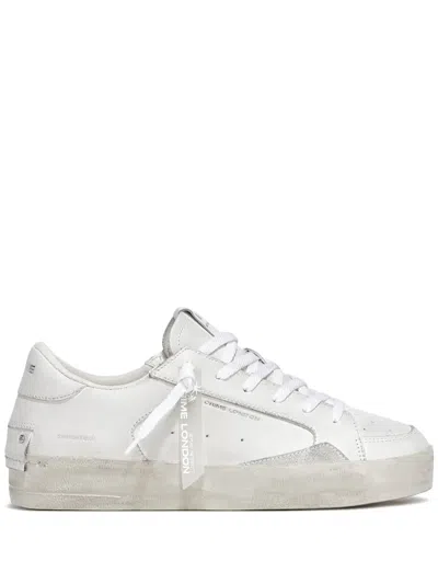 Crime London Sk8 Deluxe Sneakers In Bianco