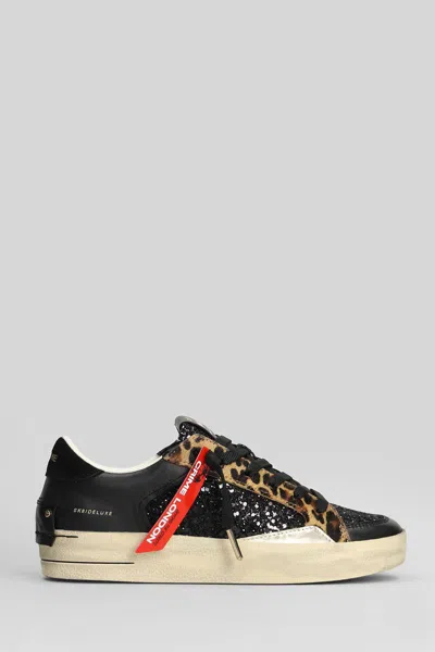 Crime London Sk8 Deluxe Sneakers In Black