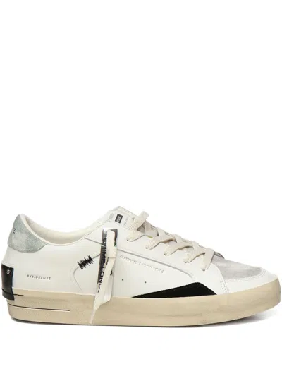 Crime London Sk8 Deluxe Sneakers In White