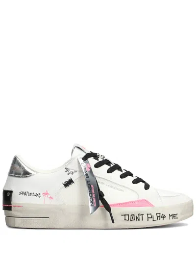 Crime London Sk8 Deluxe Sneakers In White