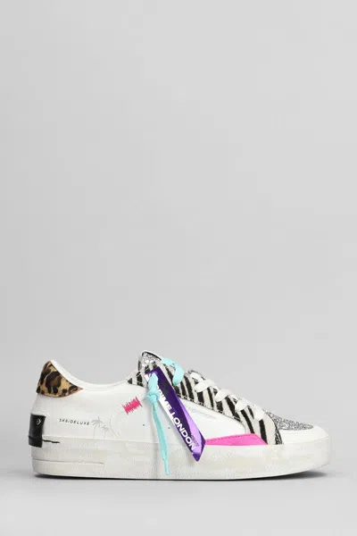 Crime London Sk8 Deluxe Sneakers In White