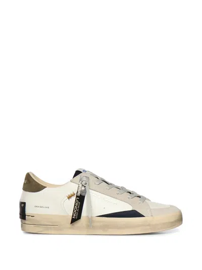 Crime London Sk8 Deluxe Sneakers In White