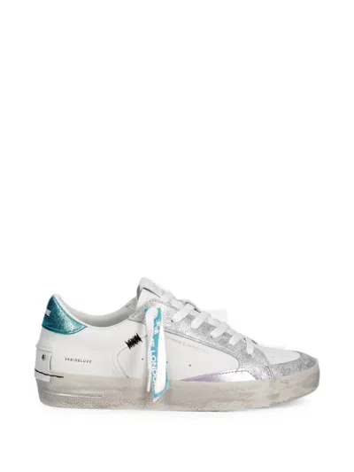Crime London Sk8 Deluxe Sneakers In White