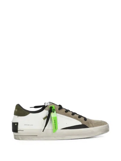 Crime London Sk8 Deluxe Sneakers In White