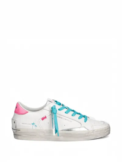 Crime London Skate Deluxe Sneakers In White