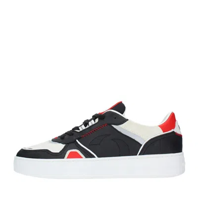 Crime London Kids'  Sneakers Black In Nero Neri E Grigi