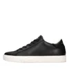 Crime London Extralight Leather Lace-up Sneakers In Blue