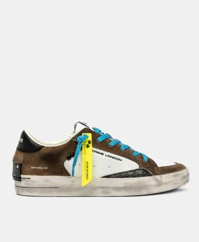 Crime London Sneakers In Brown