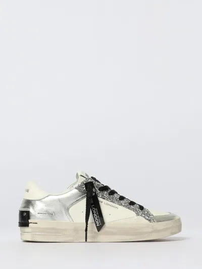 Crime London Sneakers  Woman Color Silver In Neutral