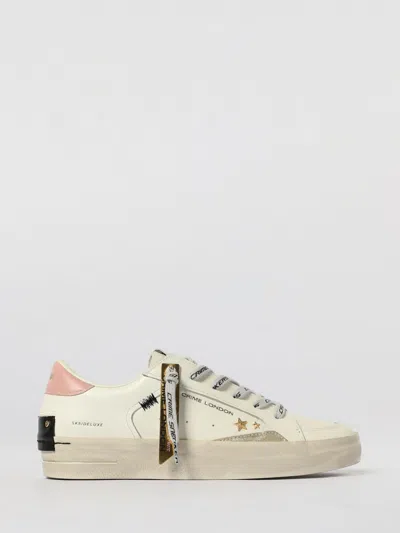 Crime London Sneakers  Woman Color White In Animal Print