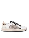 Crime London Distressed Sneakers In Animal Print