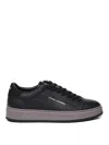 Crime London Sneakers In Leather In Grey