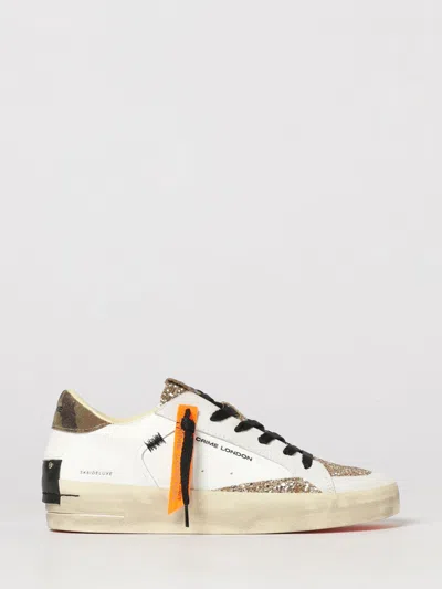 Crime London Sneakers Woman Color Gold In White