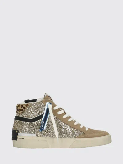 Crime London Sneakers Woman Color Beige In Multi