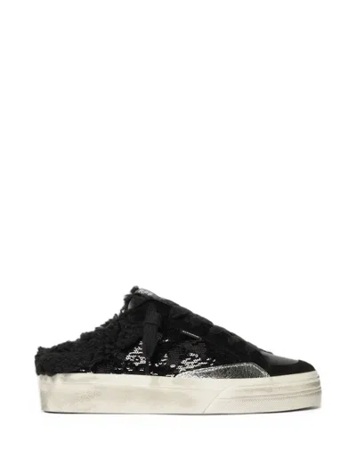 Crime London Soho Sabot Sequin-embellished Sneakers In Multi