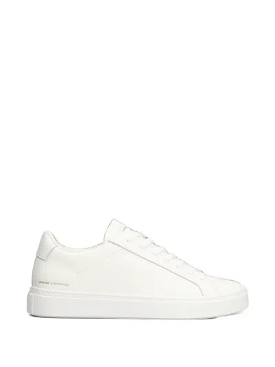 Crime London Superlight Lace-up Sneakers In White