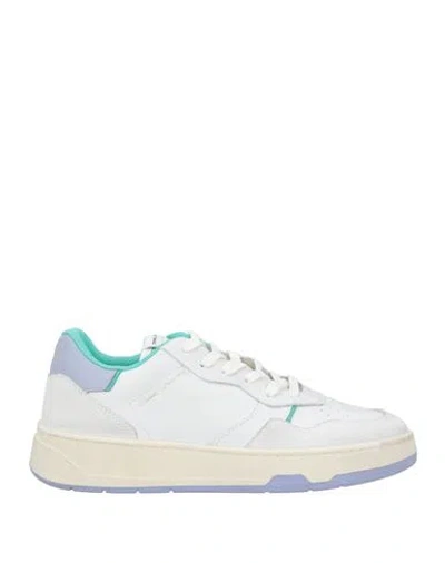 Crime London Woman Sneakers White Size 6 Leather