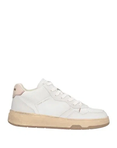 Crime London Woman Sneakers White Size 7 Leather