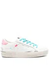 Crime London Sk8 Deluxe Sneakers In Bianco