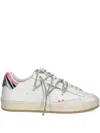 Crime London Zebra-panel Rhinestone Sneakers In White