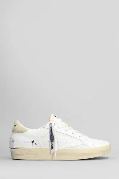 Crime Sk8 Deluxe Sneakers In White