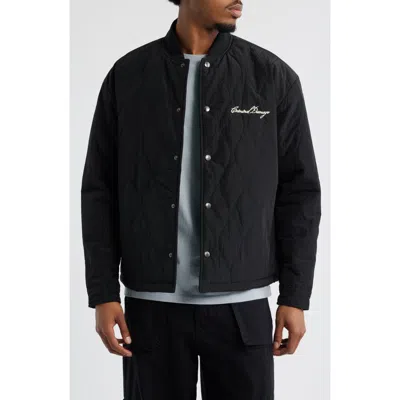 Criminal Damage 3d Logo Quilted Jacket