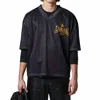 Criminal Damage Blake Mesh Graphic T-shirt In Black